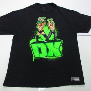 Vintage WWE WWF Wrestling Tee Shirt Men Degeneration-X DX Army HHH HBK Size XL